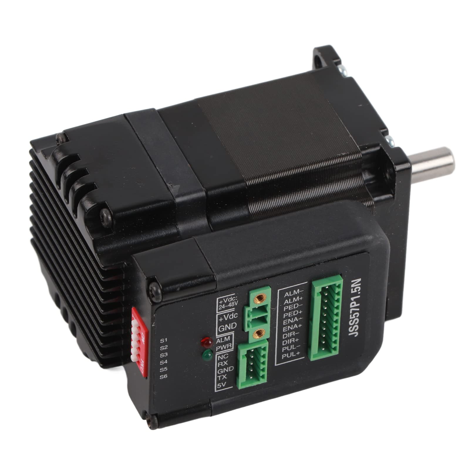 Motor de Circuito Cerrado, Servomotor Paso a Paso de Circuito Cerrado Integrado de Metal con Terminales de 3 Piezas 4.0A, Unidades de Motor de Componentes Electrónicos