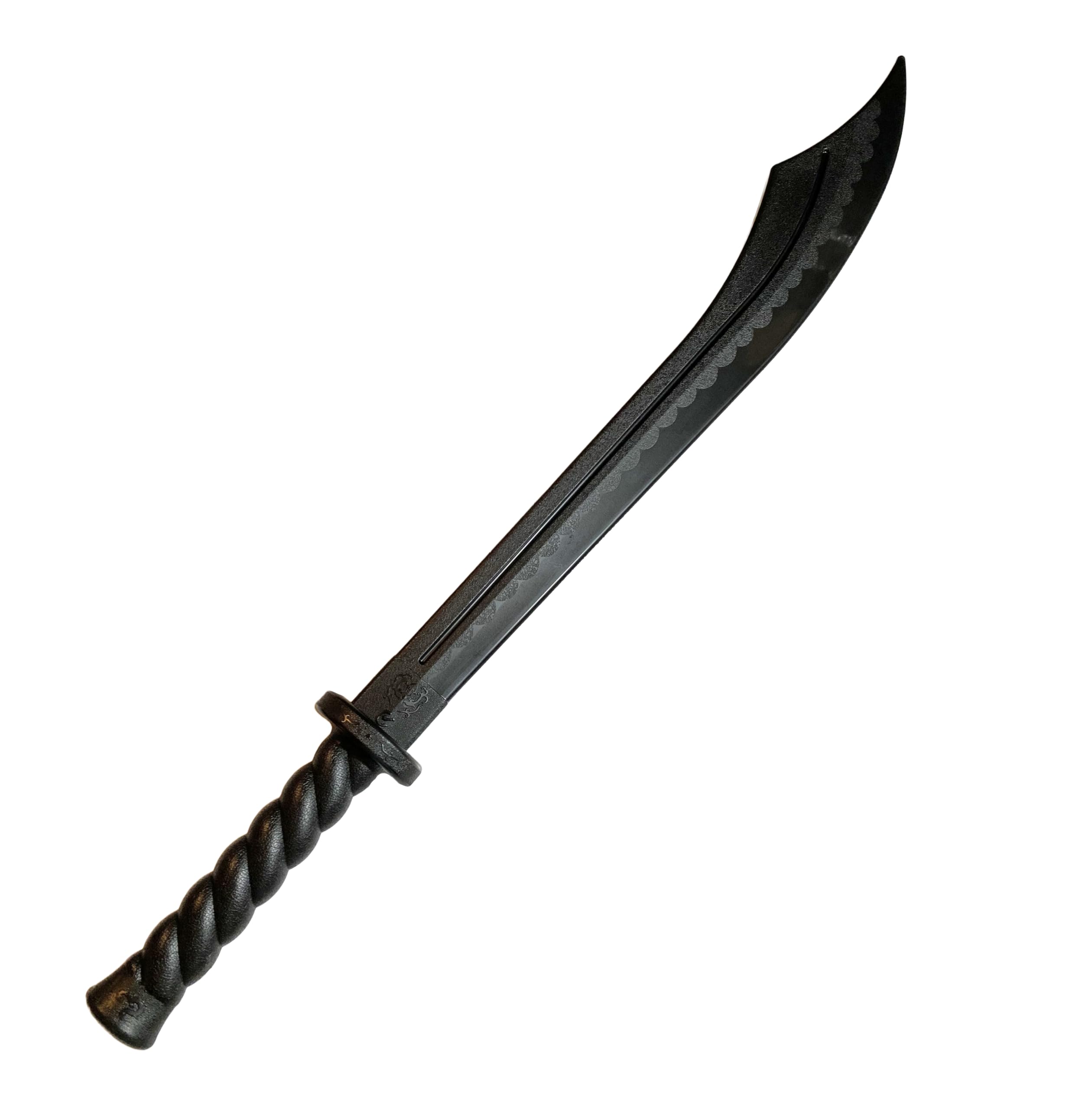 Kung Fu szabla (DAO) – tworzywo sztuczne TPR – czarna 85 cm – waga 660 g – stabilny materiał
