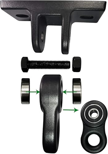 Miniatura 2 de ABUSA - Perchas de columpio resistentes con tornillos incluidos, juegos de patio de recreo, porche, asiento de yoga, trapecio de madera para