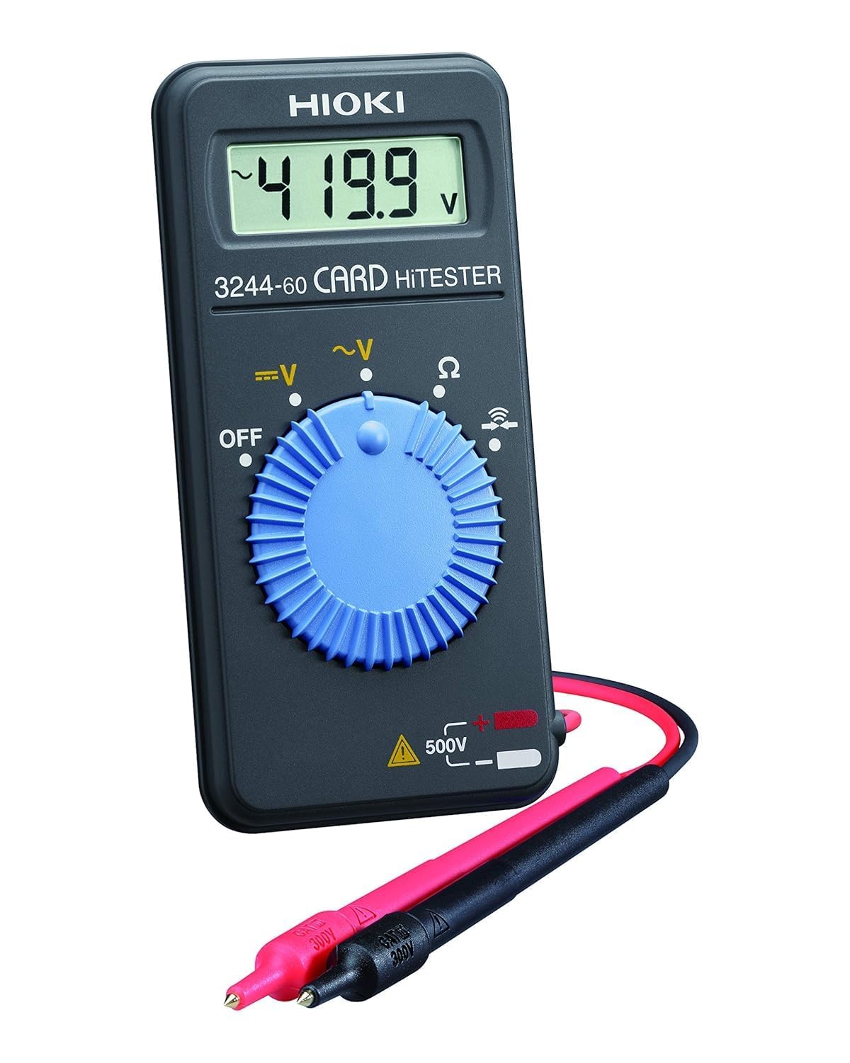Multímetro digital de bolsillo (Rango: Voltaje CA 419,9 mV – 500 V, Voltaje CC 419,9 mV – 500 V) con herramienta compacta y versátil | 3244-60