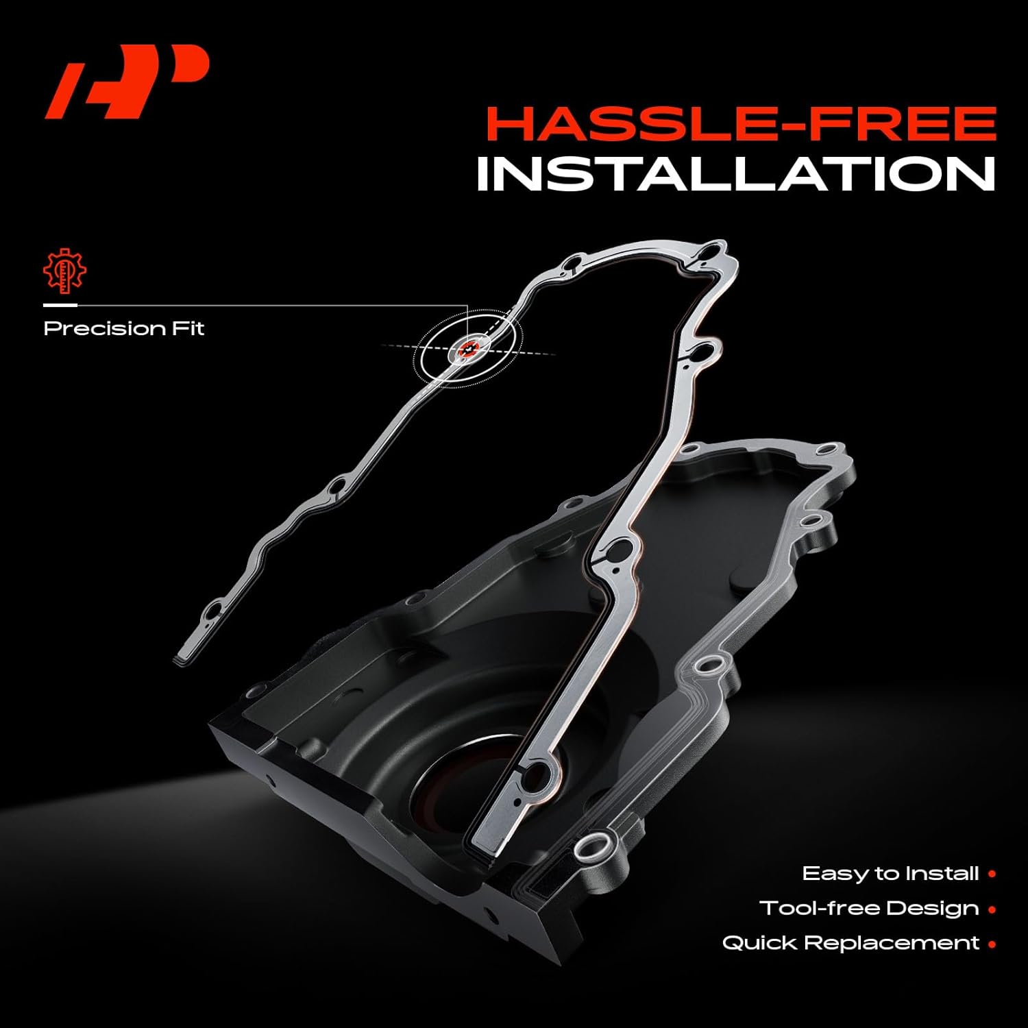 A-Premium Engine Timing Cover Gasket Set Compatible with Ford Escape 2001-2004, Taurus 1996-2002, Contour 1995-2000 & Mazda Tribute 2001-2004, MPV 2000-2004 & Mercury Cougar 1999-2002, Mystique, Sable