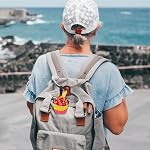 6 Pack Unique Luggage Tags for Suitcase, Cute Silicone Suitcases Backpack Tags for Women Men Kids, Funny Luggage Tags Baggage Identify Label with Loop