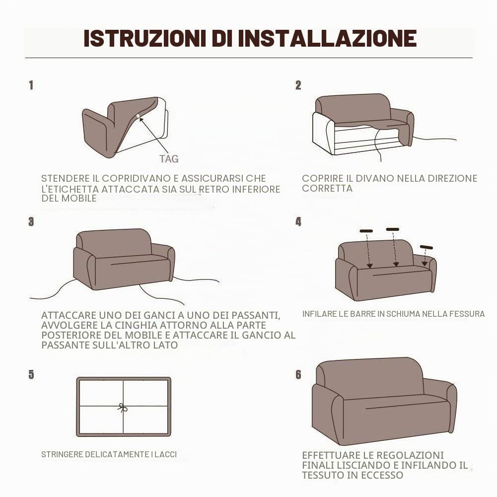 PETCUTE Copridivano Elasticizzato 3 posti copridivano con Elastico Copripoltrona poltronesofà Fantasia Floreale