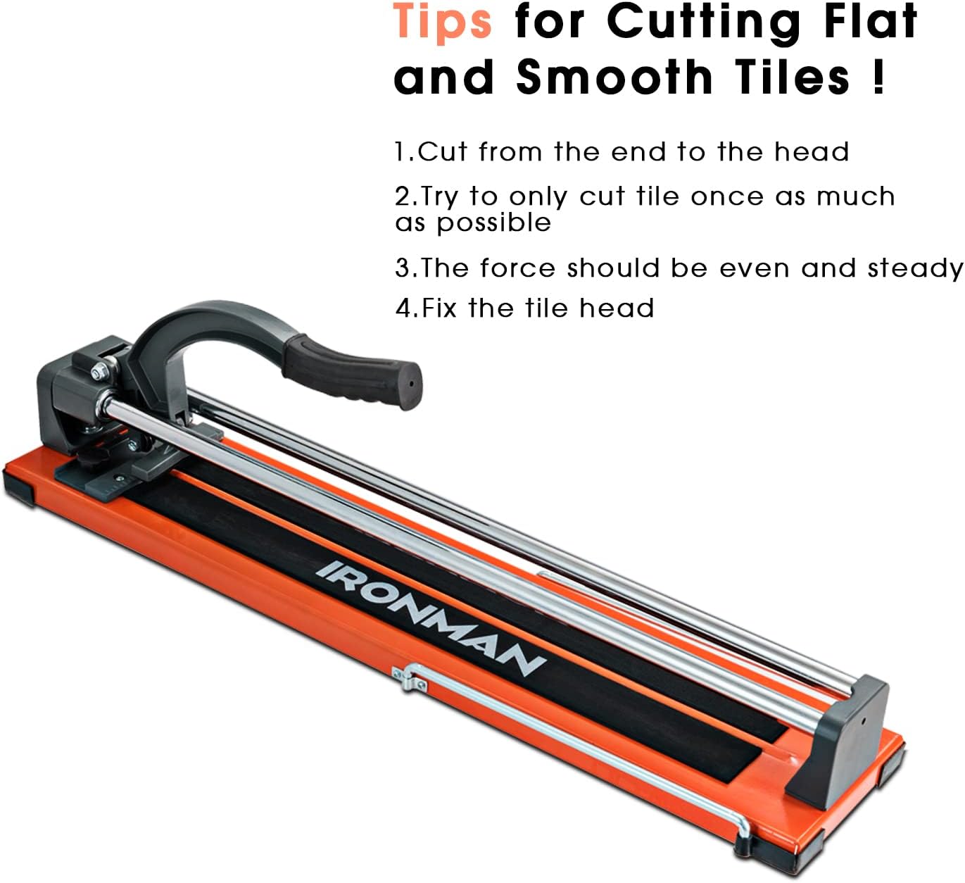 Hot Deals Goplus 24 Inch Manual Tile Cutter, Professional Porcelain Ceramic Floor Tile Cutter with Tungsten Carbide Cutting Wheel, Ergonomic Handle, Anti-skid Feet & Removable Scale Best Seller Goplus 24 Inch Manual Tile Cutter, Professional Porcelain Ceramic Floor Tile Cutter with Tungsten Carbide Cutting Wheel, Ergonomic Handle, Anti-skid Feet & Removable Scale