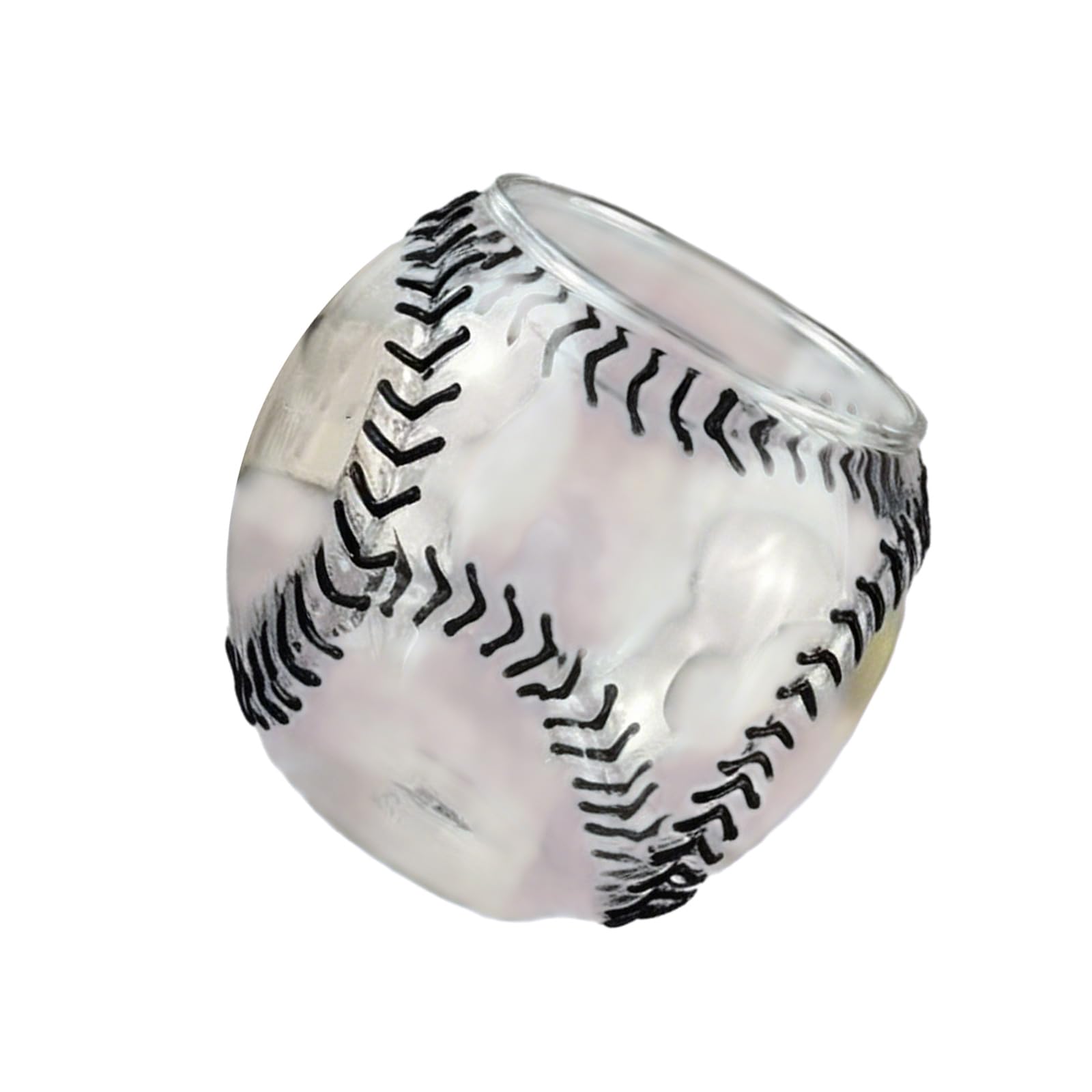 Tfaoys Transparent Color Stylish Baseball Inspired Whiskeys Decanter With Smooth Finishes Creative Baseball Liquor Container For Home Or Offices Creative Liquor Container
