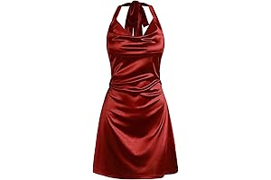 ZAFUL Women Homecoming Dress Red