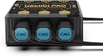 CME MIDI Cable 4-Pack - 3FT / 90cm, 5-pin DIN, Low-Profile - Mirrored 45-Degree Angled Ultra-Thin Plugs for Compact Spaces - Ideal for MIDI Interface, Pedalboard, Keyboard
