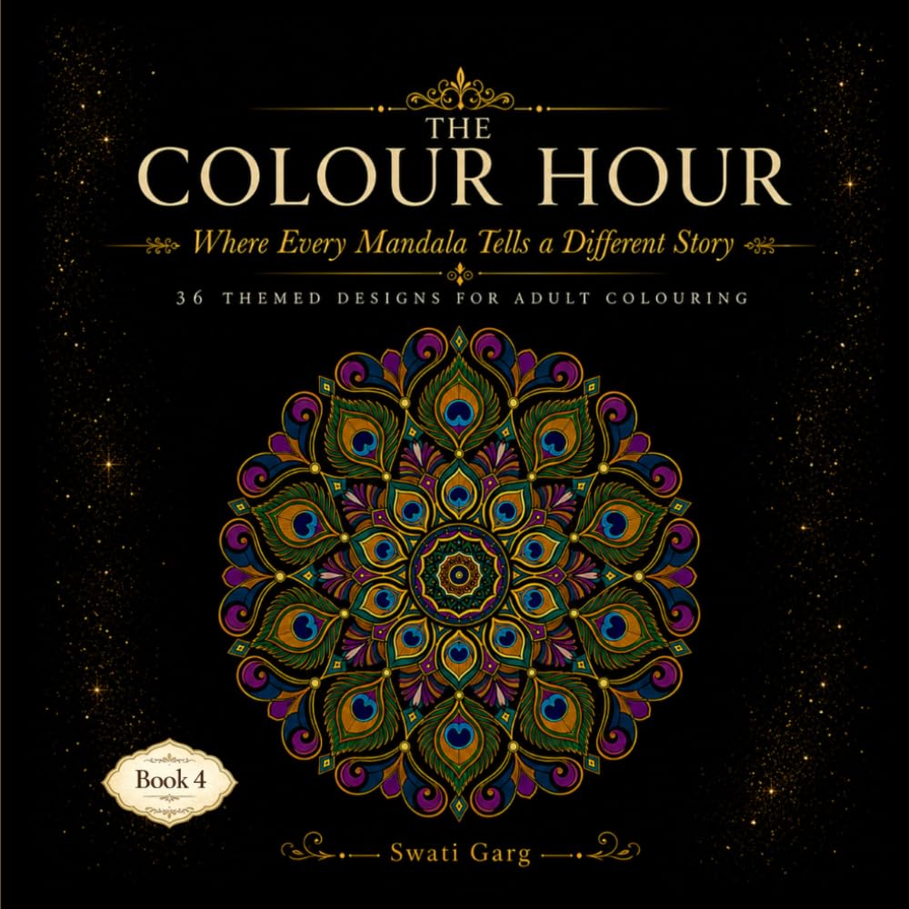 The Colour Hour: Where Every Mandala Tells a Different Story — 36 Themed Designs for Adult Colouring