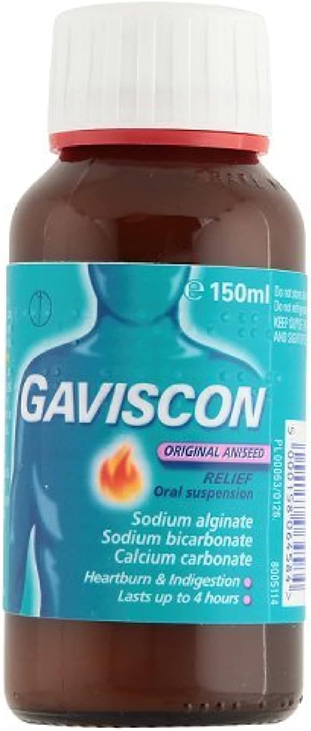 Gaviscon Original Aniseed Relief Oral Suspension, 150ml Buy Online at Best Price in KSA Souq