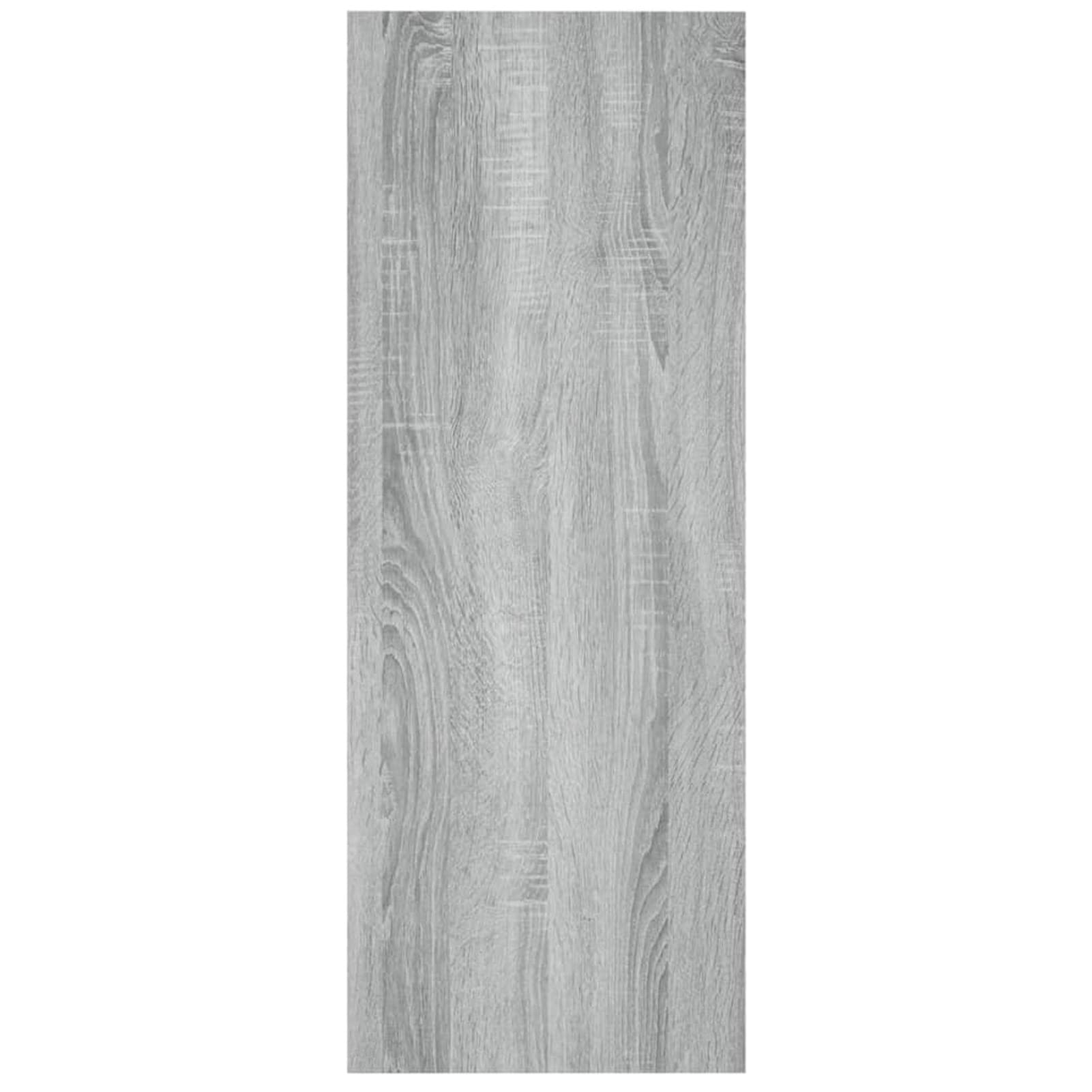 Gecheer Table Console Sonoma Gris 105x30x80 cm Bois d'ingénierie, Meuble d’entrée Table de Bout de Canapé pour Salon, Entrée, Couloir ou Salle à Manger