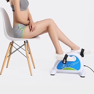 TongNS1 Fitness Rehabilitation Pedal Cycle,Exercise Bike Pedal Sit Down, Desk Cycle Leg Arm Foot, Small Equipment for Home, Office, Elderly