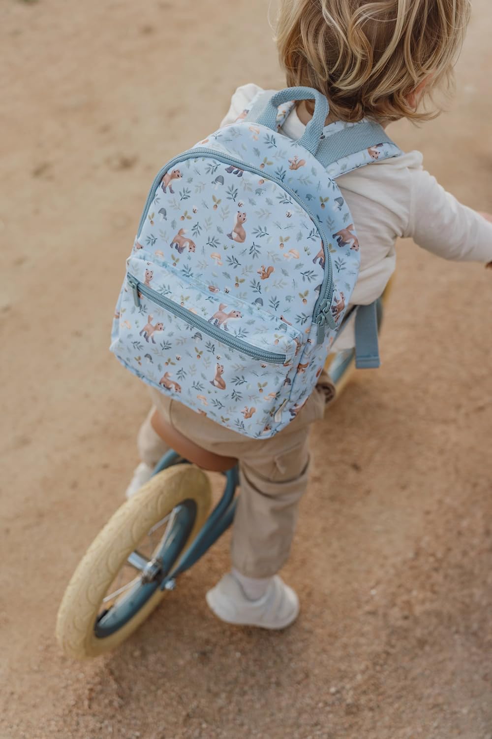Little Dutch Mochila mochila infantil para niños guardería con correa de pecho azul, S