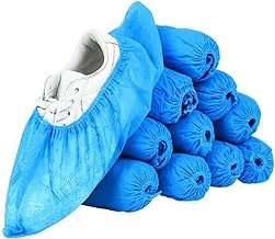 NOVAGO - Pack of 100 Disposable Shoe Covers Shoe Covers Nonwoven Fabric Non-Slip