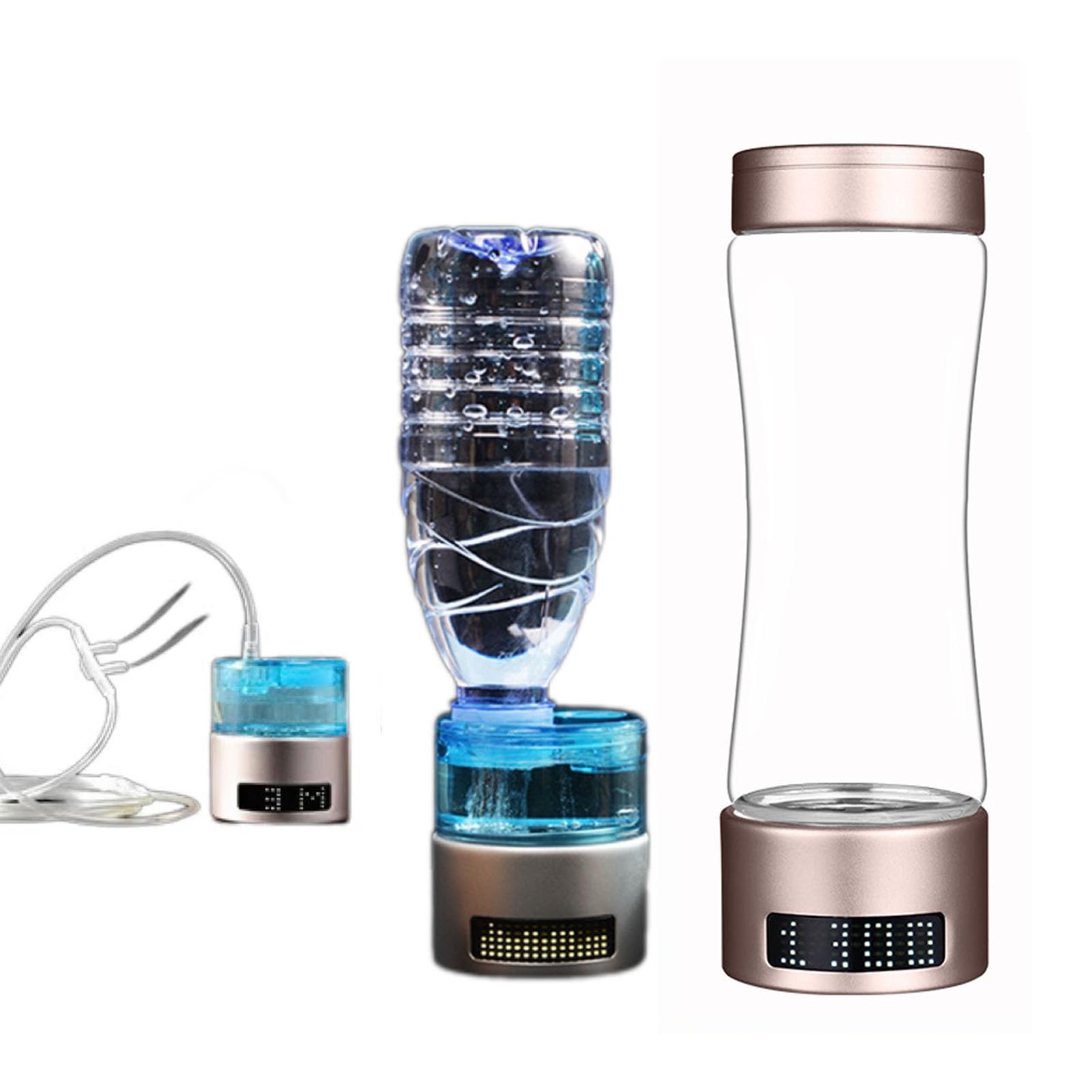 Bouteille d'eau à hydrogène portable SPE ioniseur moléculaire nomade 280ml