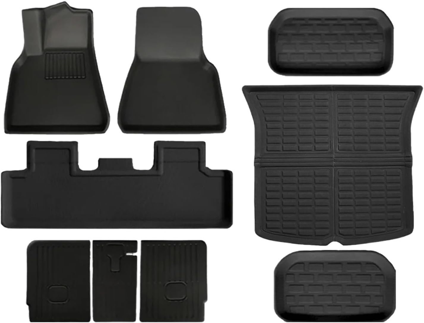 XPE Floor Mats Luggage Mat Compatible with Tesla Model Y 2021-2023 Left Right Rudder Waterproof Anti-Slip Floor Liner(LHD My 9PCS) XPE Floor Mats Luggage Mat Compatible with Tesla Model Y 2021-2023 Left Right Rudder Waterproof Anti-Slip Floor Liner(LHD My 9PCS)