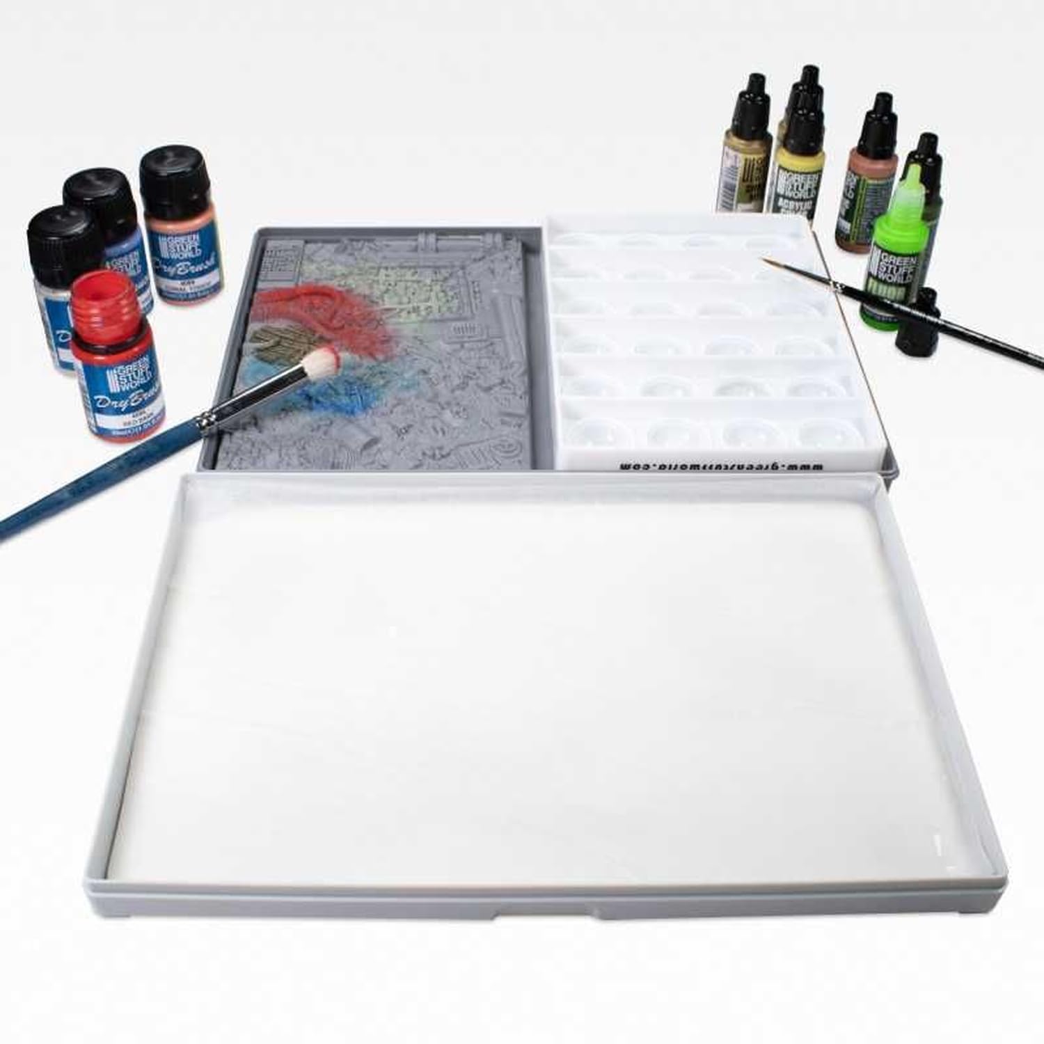Greenstuff World Ultimate Wet Palette XL Modell Paint Tool GSWD-14161