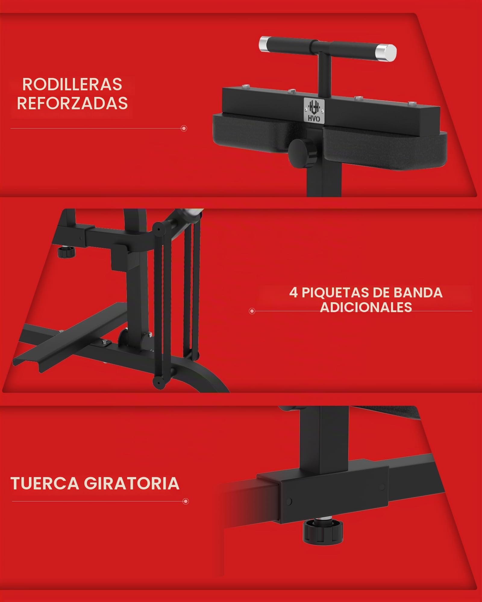 HVO Máquina para pantorrillas sentada: Equipo de Entrenamiento para piernas en casa en posición sentada Seated Calf Raise Machine