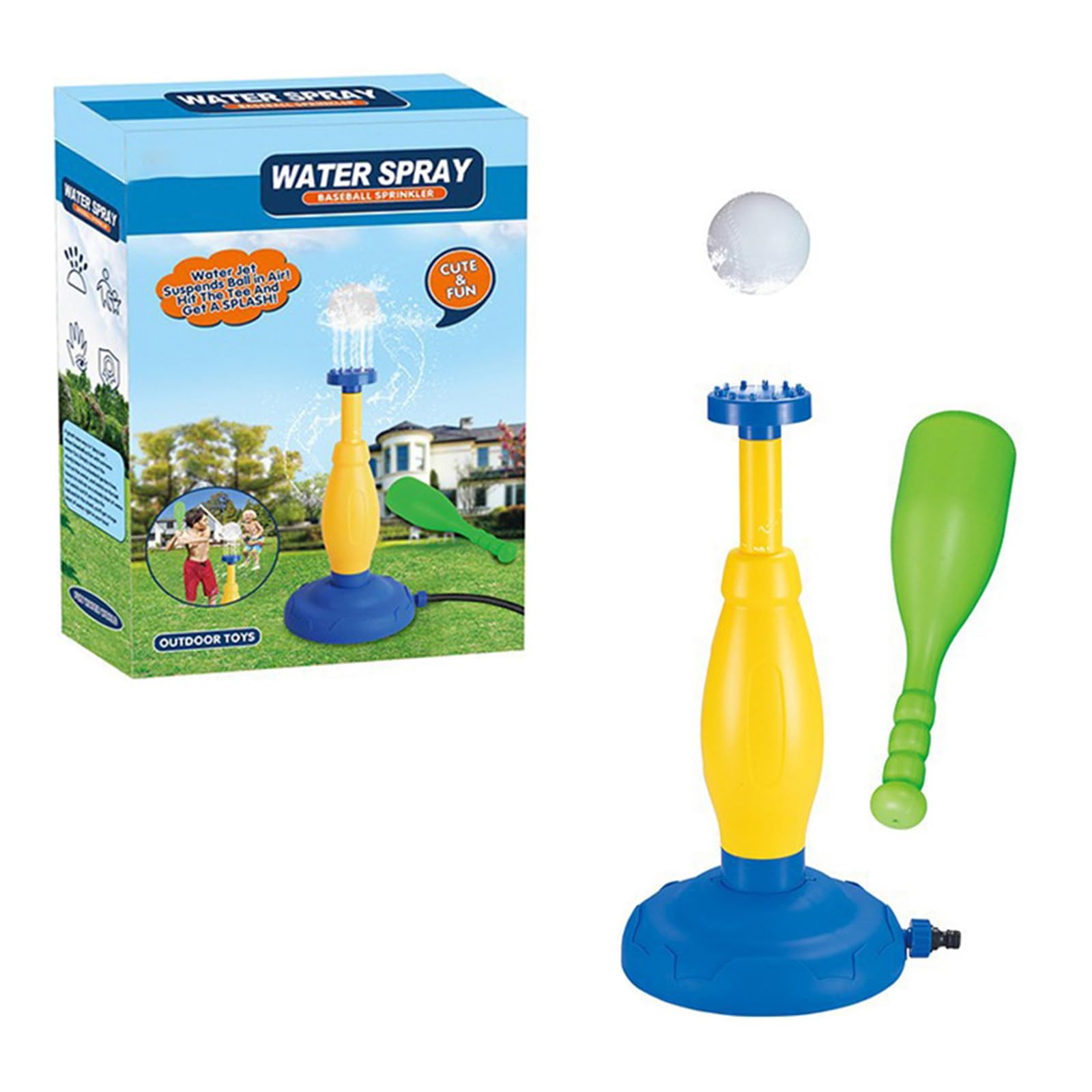 Arroseur d'eau de jardin pour rafraîchir les enfants et irriguer la pelouse sans effort