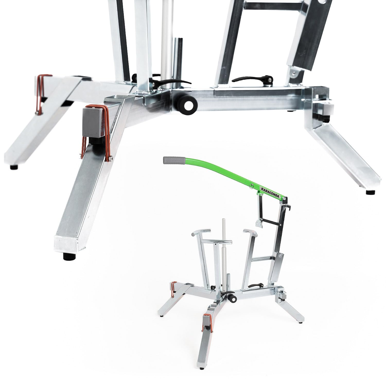 Rabaconda Kit de elevación de cambiador de neumáticos para moto de cross, eleva tu cambiador de neumáticos en 8 pulgadas, montaje sin herramientas, se adapta a cambiadores de neumáticos Gen4 Dirt Bike