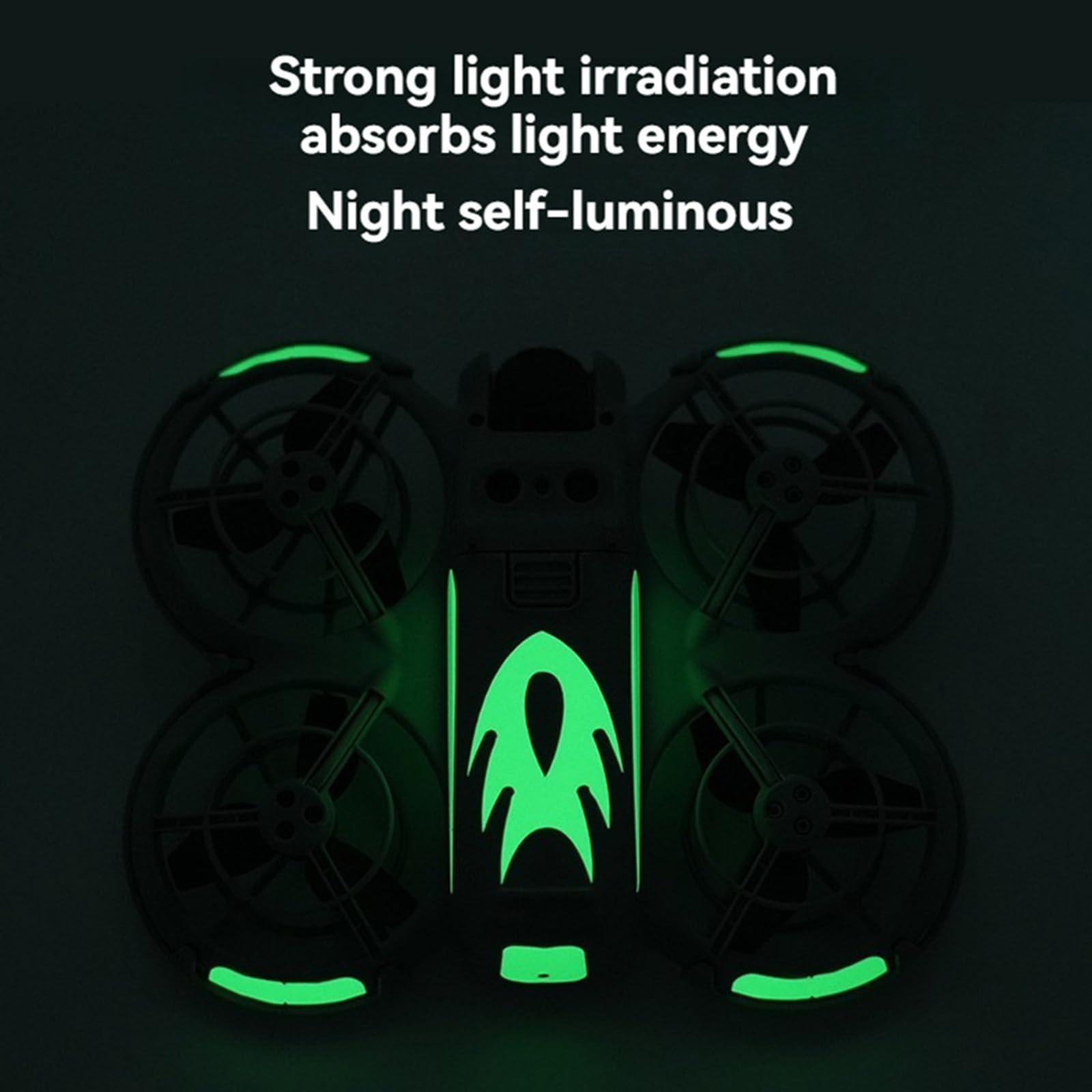 SZZCNOX Drone Night Flying Fluorescent Stickers for DJI NEO Glow-in-The-Dark Sticker Kit Drone Night Flight Glowing Stickers DIY Accessories - Image 3