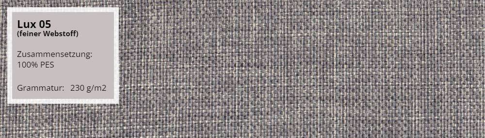 Mirjan24 Sofa Torezio III mit Verstellbarer Kopfstütze (Lux 05)