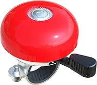 Greallthy Classic Bike Bell - Loud Crisp Ring for Adults Kids, Fits 22.2-28.6mm Handlebars, Beach Cruiser Mountain Bike Bell