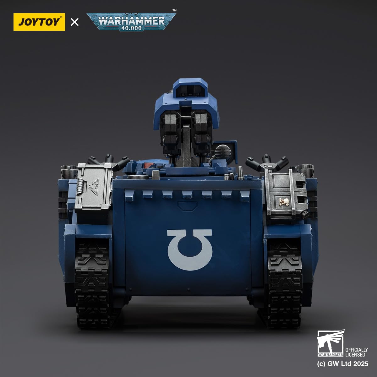 TOYVERSE Joytoy Action Figure scala 1/18 Warhammer 40.000, Ultramarines Razorback con doppio lascannon, modellino articolato mobile, 25 cm, adatto a ragazzi dai 15 anni in su