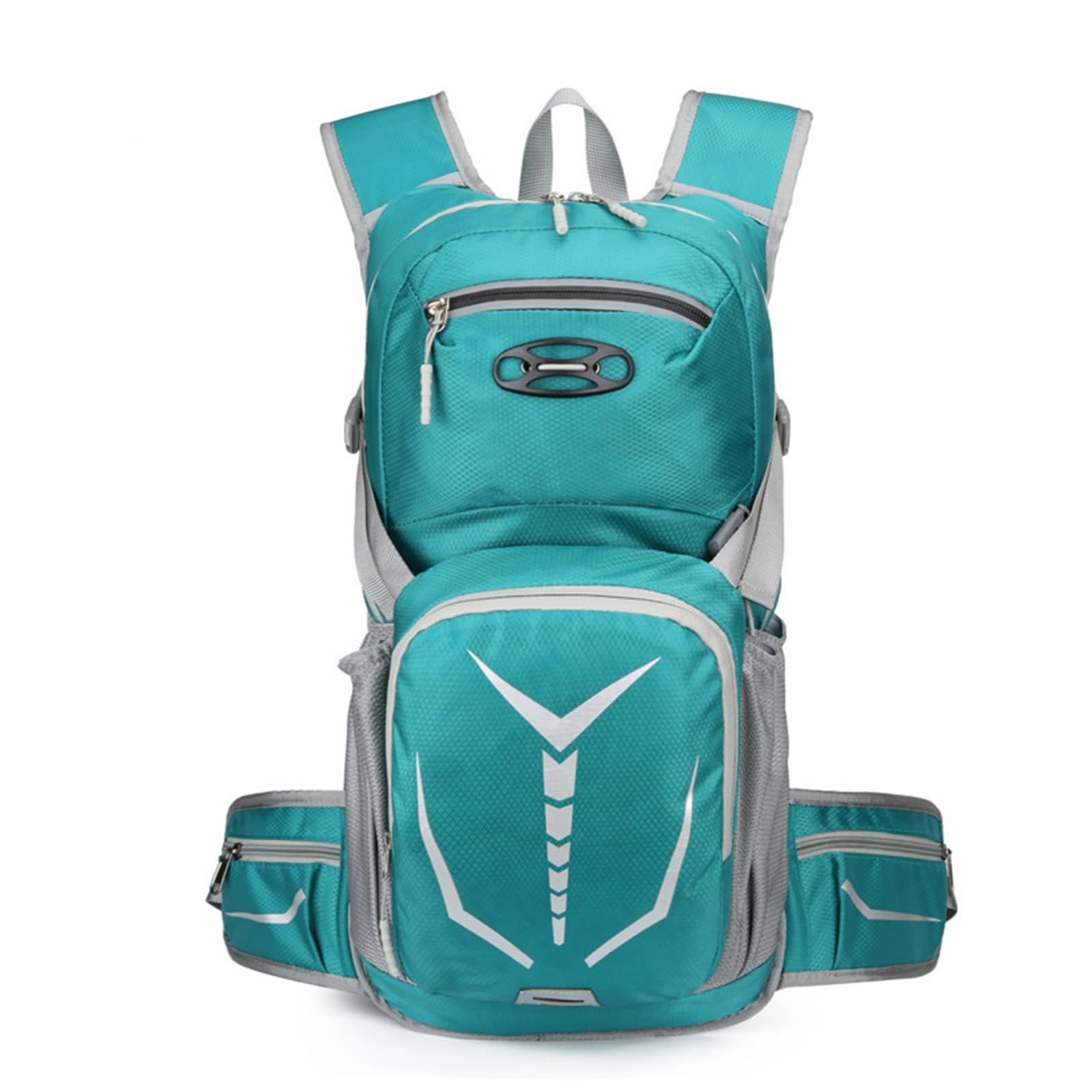 PORRASSO Hiking Backpack Waterproof Daypack 20L Rucksack Breathable Backpack for Women Men Trekking Cycling Climbing Outdoor Sports Green