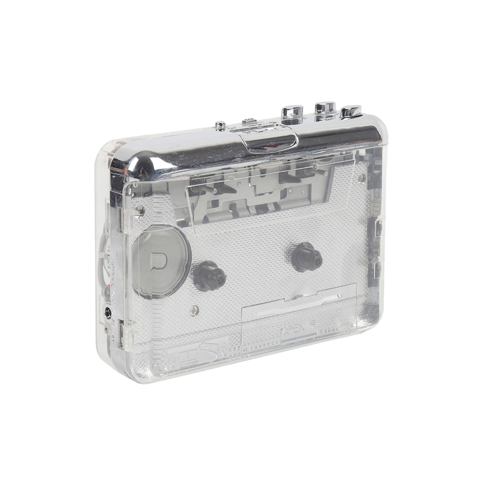 Portable Cassette to MP3 Converter, Mini Tape Player with 3.5mm Headphone Jack & USB Digital Recording-image-15