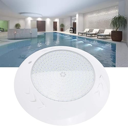 Miniatura 8 de Hilitand 252LED Piscina Luz IP68 Impermeable Paisaje Lámpara 18W AC12V LED Piscina Luces Subacuáticas Luz Blanca Luz (SL-8001)