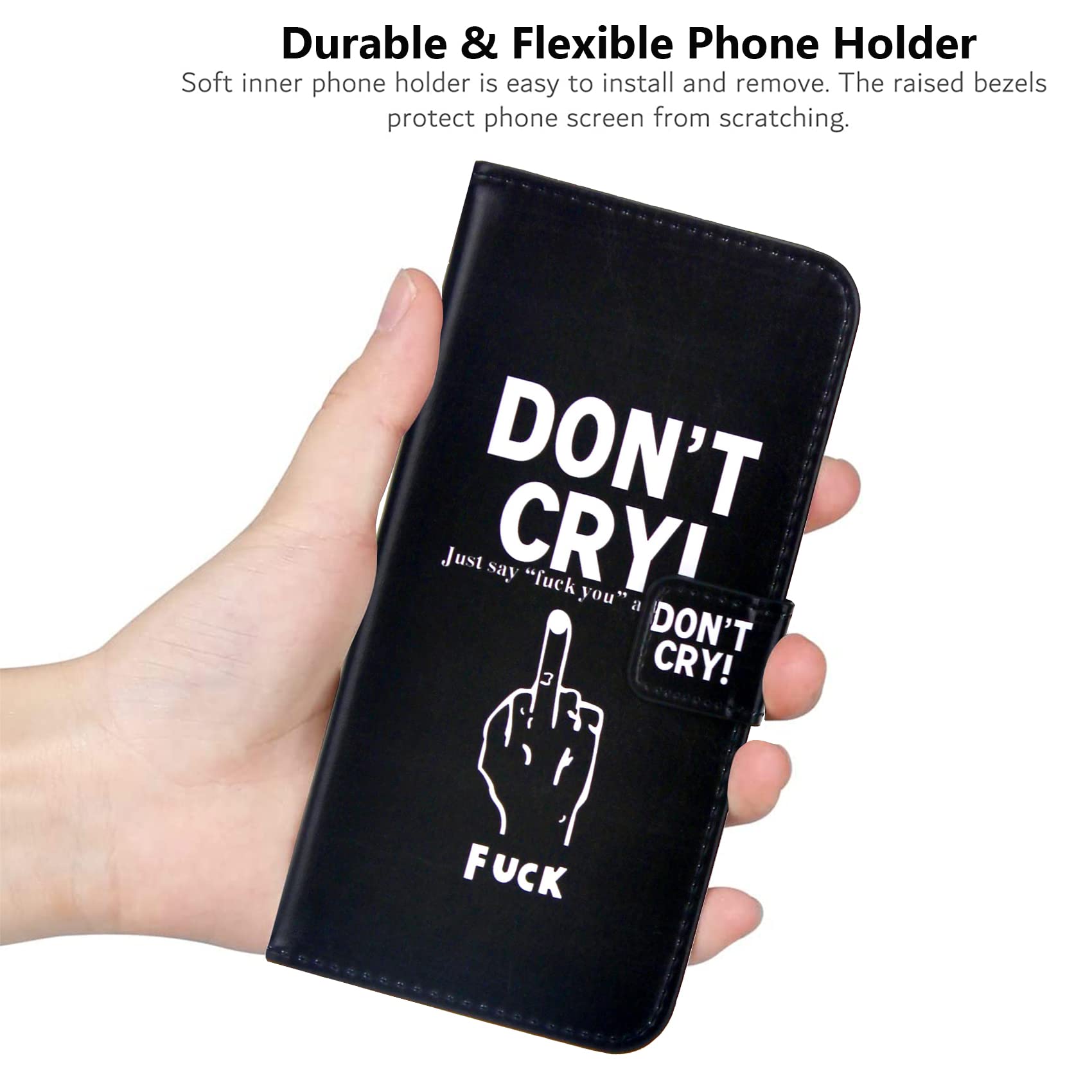 LEMORRY Case for ZTE Blade 20 Smart, Custodia ZTE Blade 20 Smart in Pelle Portafoglio con Portacarte Antiurto Flip Cover TPU Silicone Custodia per ZTE Blade 20 Smart, Design 10