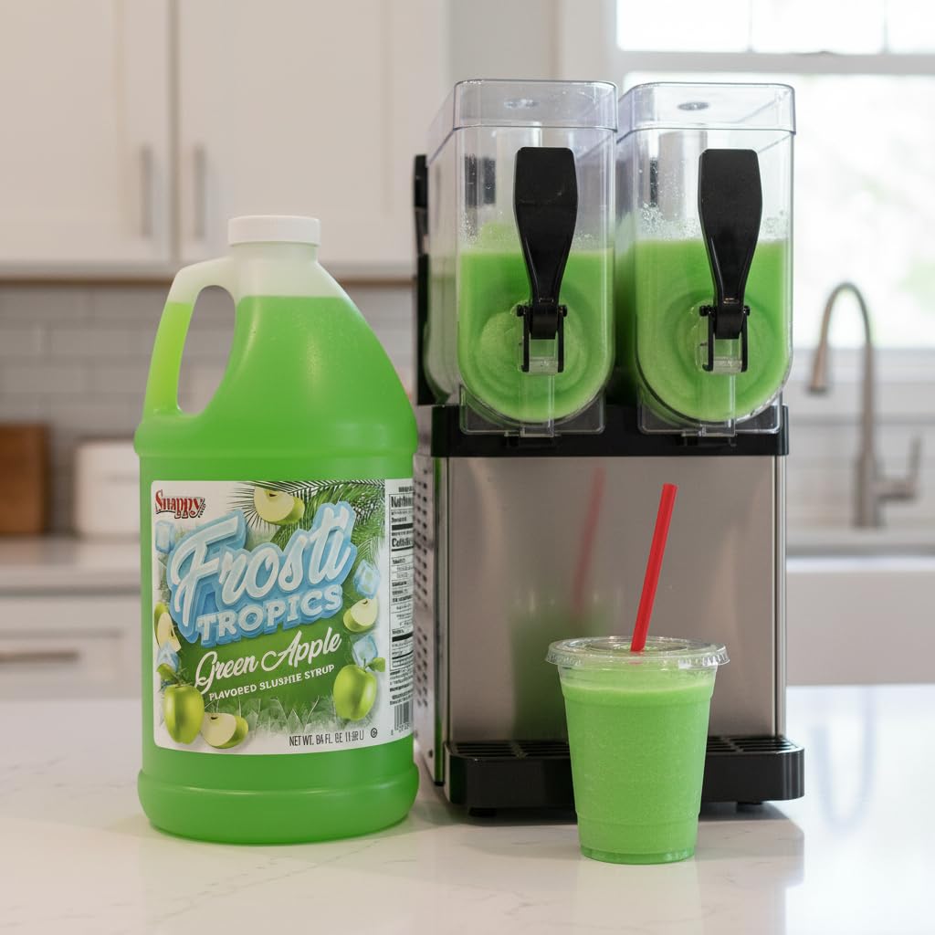 Amazon.com: Snappy Frosti Tropics Green Apple Slushie Mix, 1/2