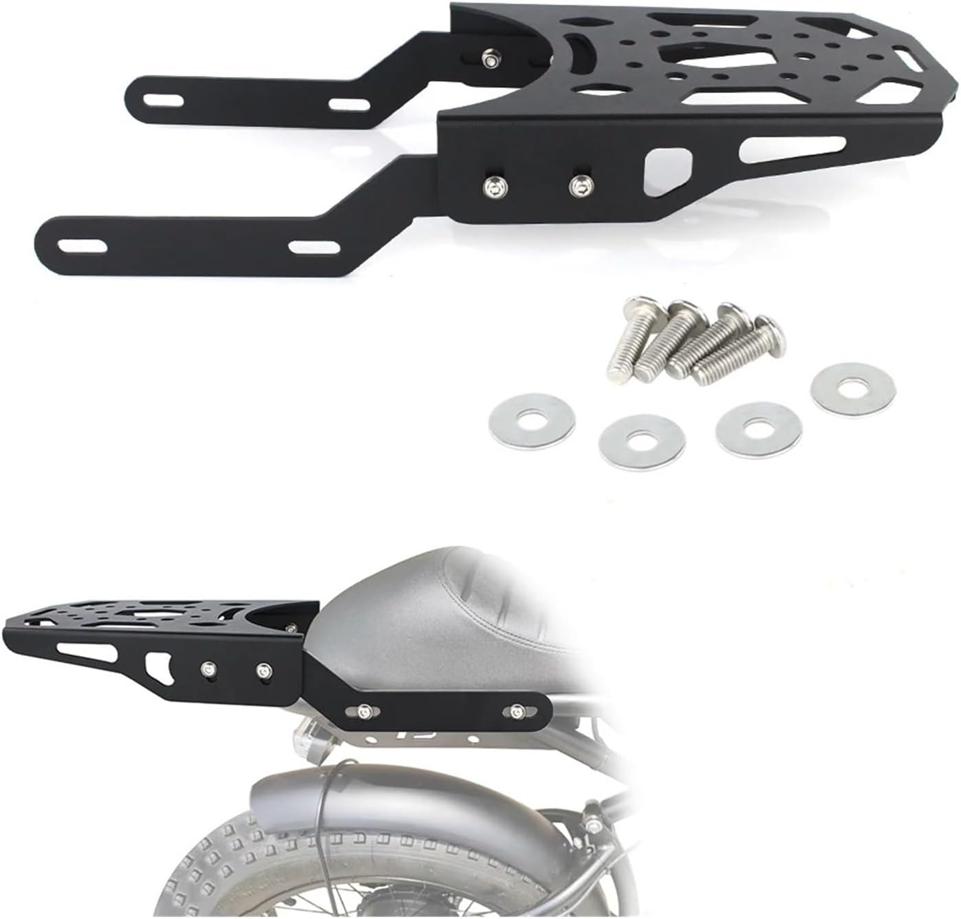 Rack Luggage Rack Electric Bike Rear Rack Bike Cargo Rear Frame for Super73 Z Series for Super73 S Series for Motor Goat V3 for Power Goat V3,Accessories
