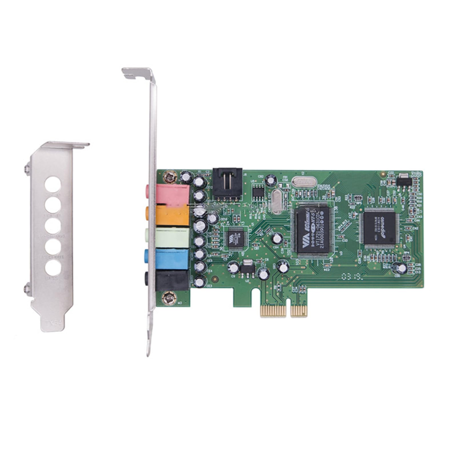Quality 5.1 Channel PCIE Sound Card Cmi8738 Chip for Immersive Gaming and Home Theater Experience Front-Channel Output Surround Sound Card
