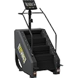 Stair Stepper Machine, Commercial Grade Stair Climber with 15 Resistance Levels, Continuous Stair Stepping Machine for Cardio and Lower Body Workouts, LED Screen, Exercise Machine for Home Gym