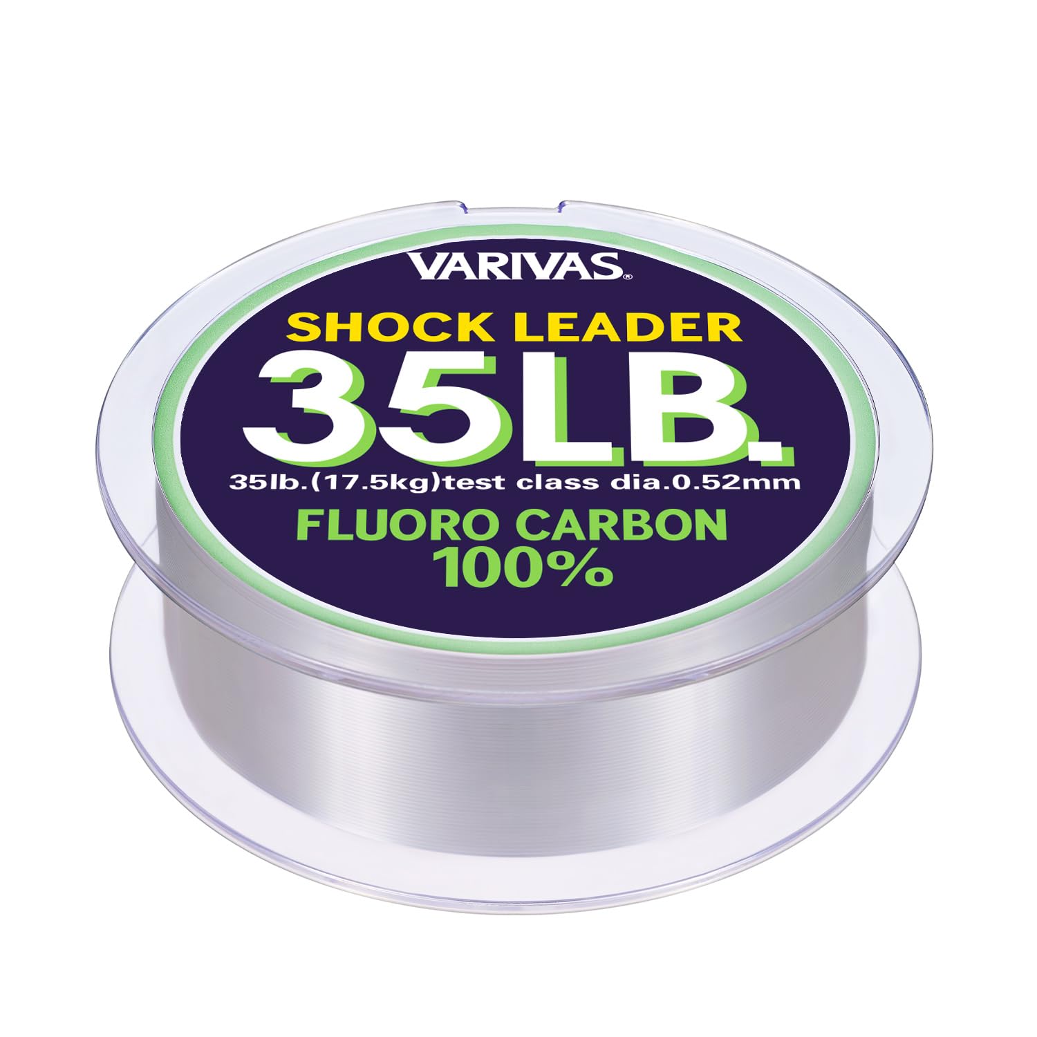 Varivas Shock Leader 100% Fluorocarbon, 30 m, 35 kg, 0,52 mm, 15,9