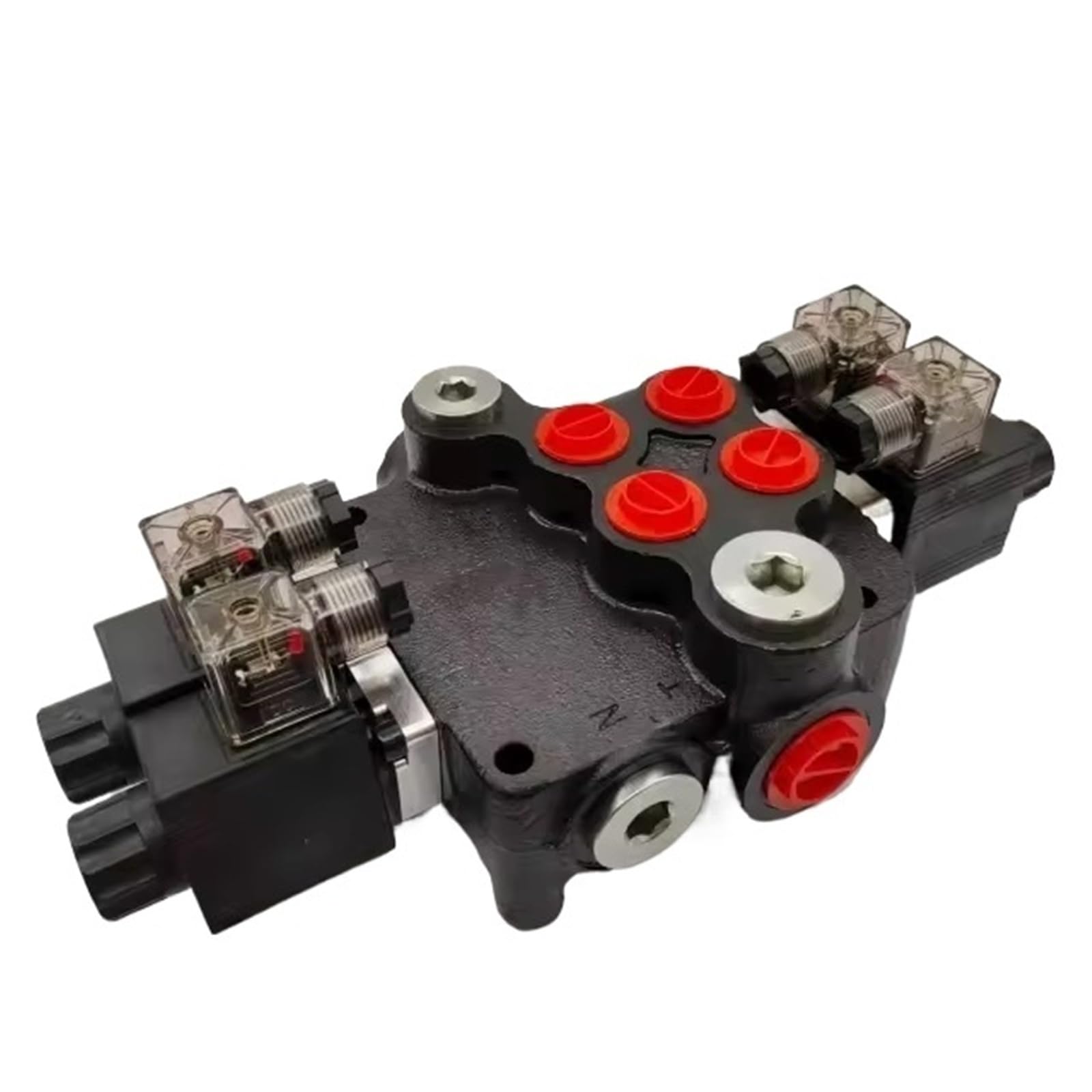 Compatible for Z80‑1/2/3/4 Hydraulic Solenoid Control Valve 12V 24V DC Industrial Flow Regulator Unit(Z80-2,24v)