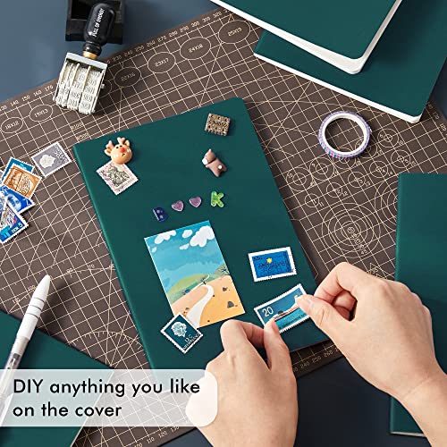 36-Pack-Soft-Cover-Journal-Bulk-Feela-Lined-Blank-Travel-Journal-for-Women-Men-Writing-Notebooks-College-Ruled-for-Work-Note-Taking-Notebook-School-Business-Supplies-82-x-55-A5-Dark-Green