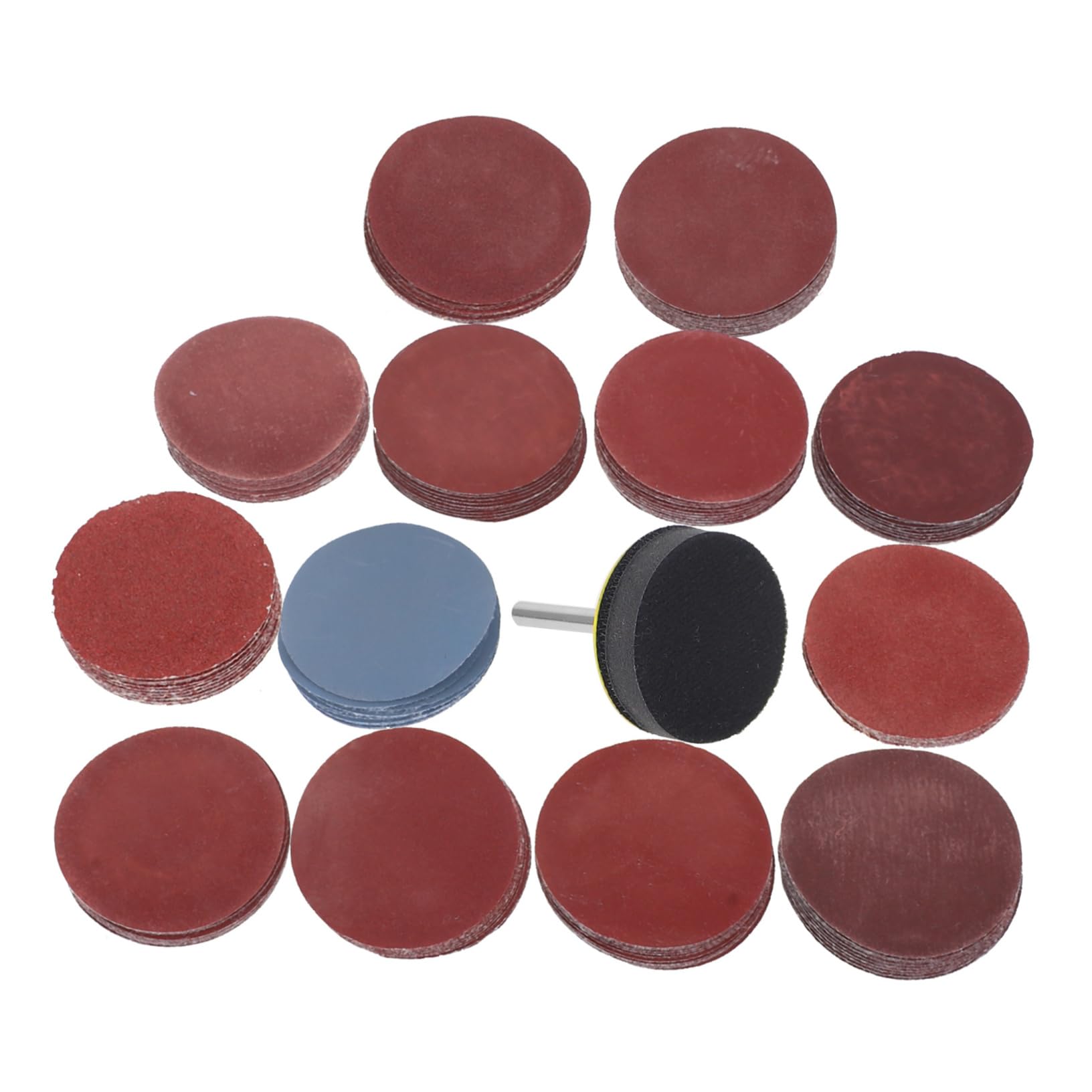 GLEAVI 5sets Dischi Abrasivi Per Trapano Diverse Granulometrie Con Tampone e Tampone Per Lucidatura e Levigatura