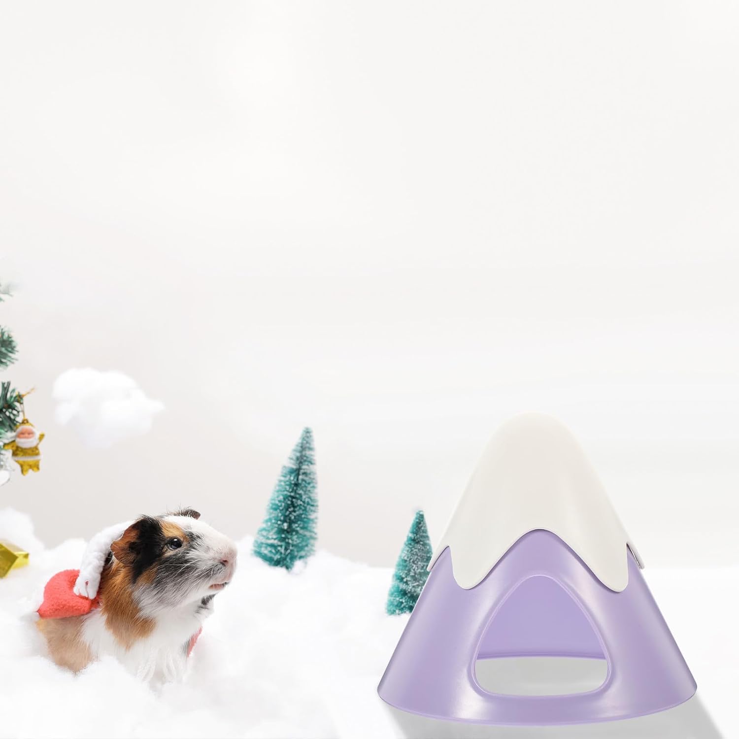 Hamster Hideout House Small Pets Sleeping Nest Warm Cozy Bed Four Seasons Use Purple Woven Material Suitable for Hamsters and Small Animals