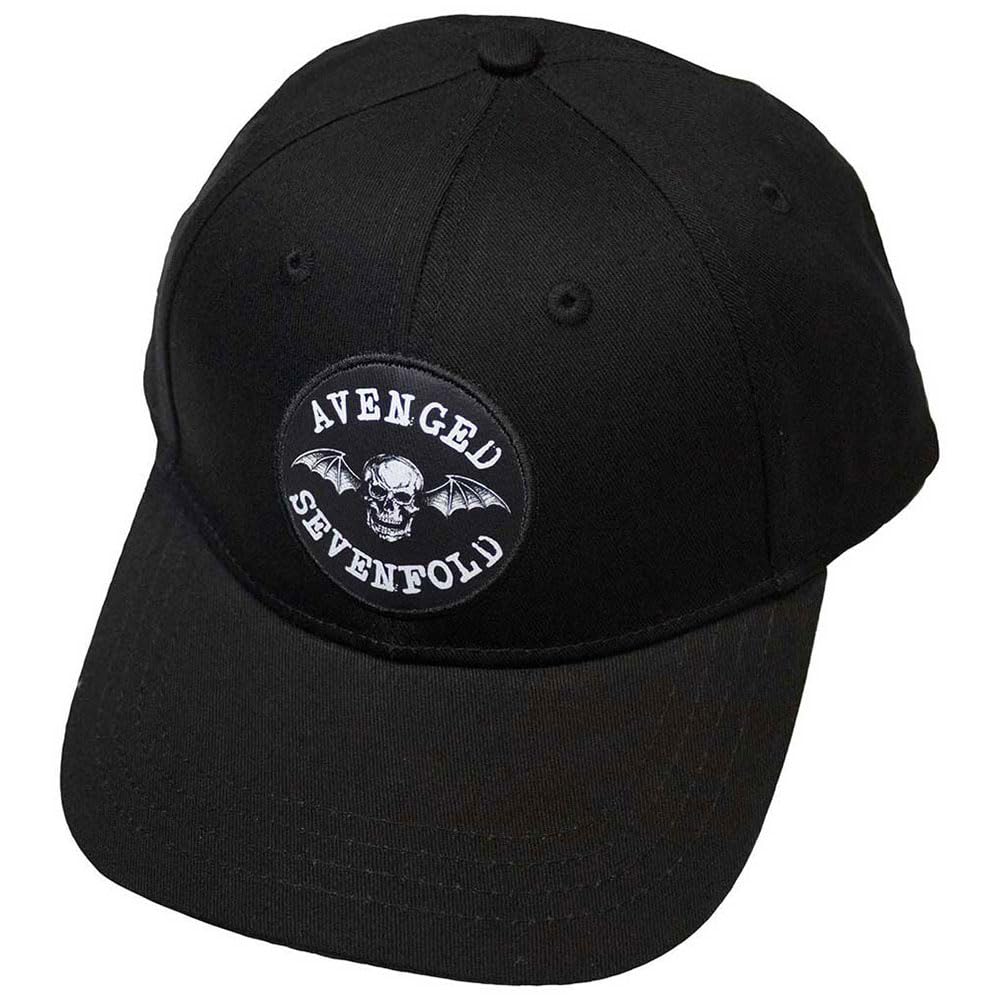 Rock Off officially licensed productsAvenged Sevenfold Deathbat Crest Baseball Cap One Size Black