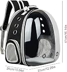 Animal Carrier Backpacks,Transparent Space Capsule Bubble Pet Backpack Bag for Small Dogs Cats Airline Approved Travel Carrier