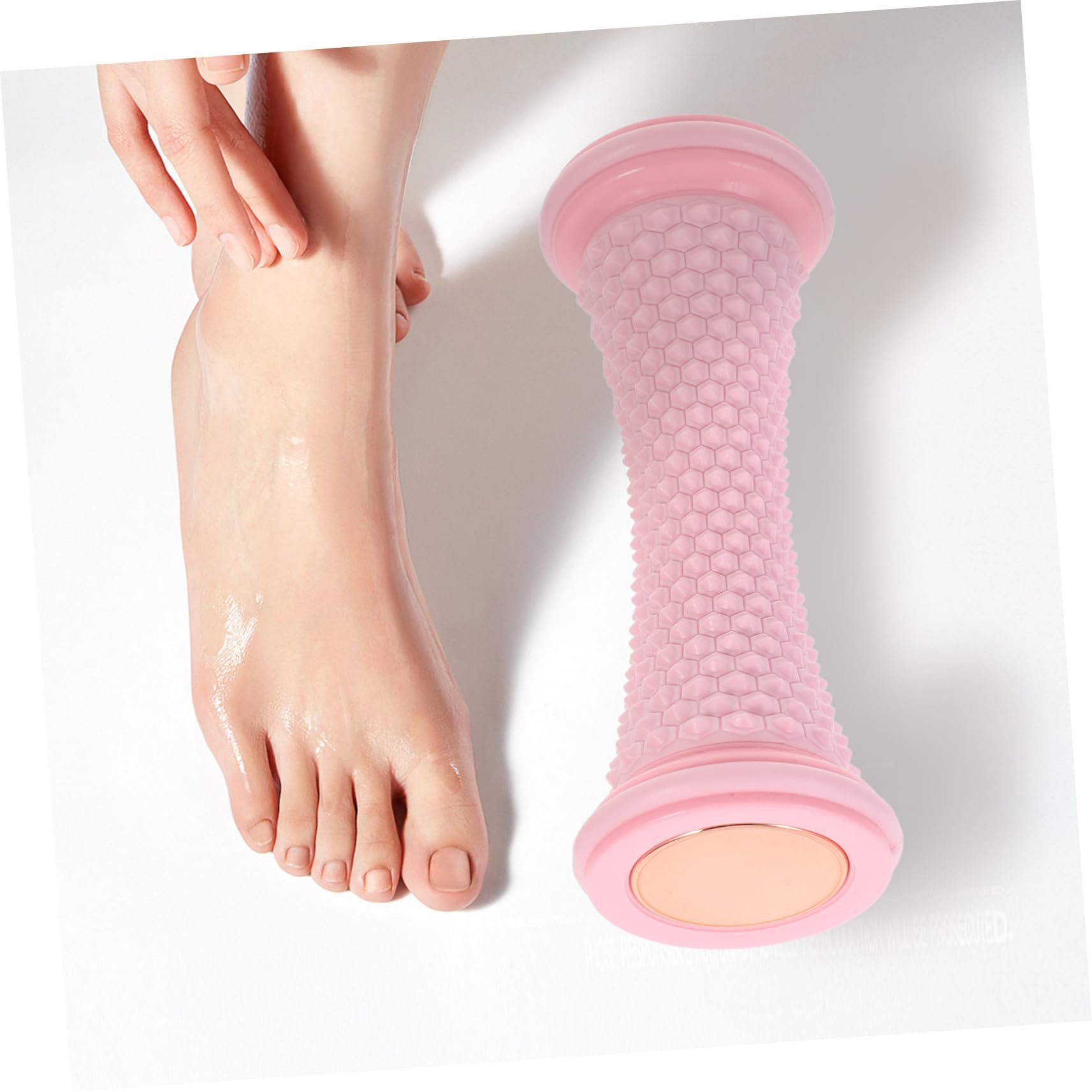 Herramienta de Masaje de Pies Portátil Rosa, 2 Piezas