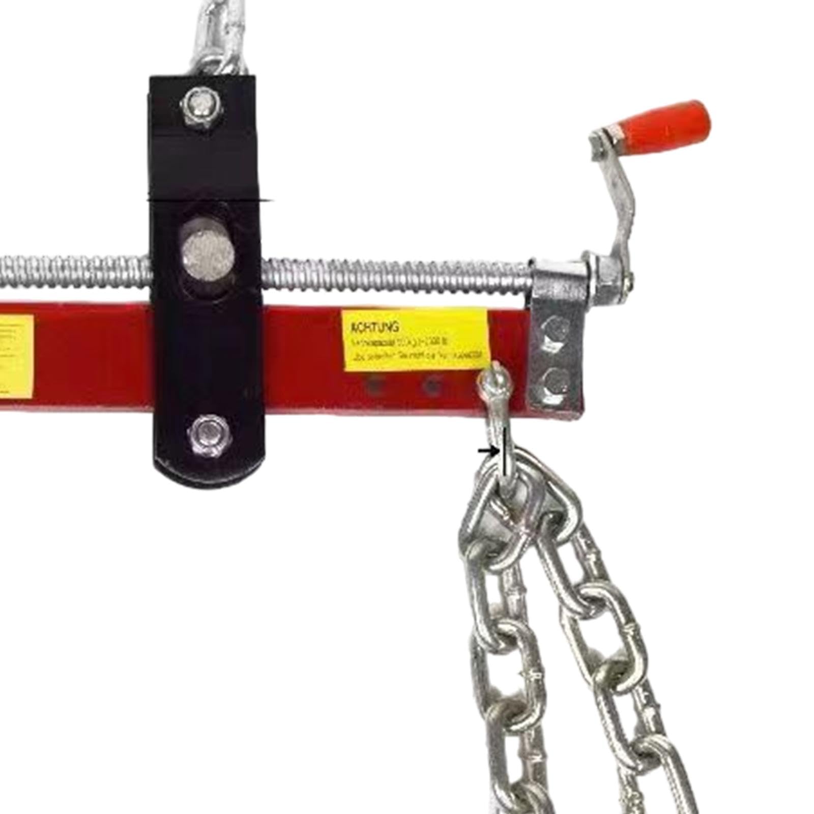 Elevador de Motores, Grúa de Taller, Accesorio para Garaje, Elevador de Tijera con Mango Ajustable