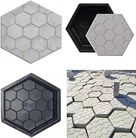 03 Forma De Bloquete Estriada25x25x6 Molde Bloco De Concreto