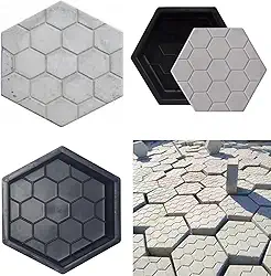 03 Forma De Bloquete Estriada25x25x6 Molde Bloco De Concreto