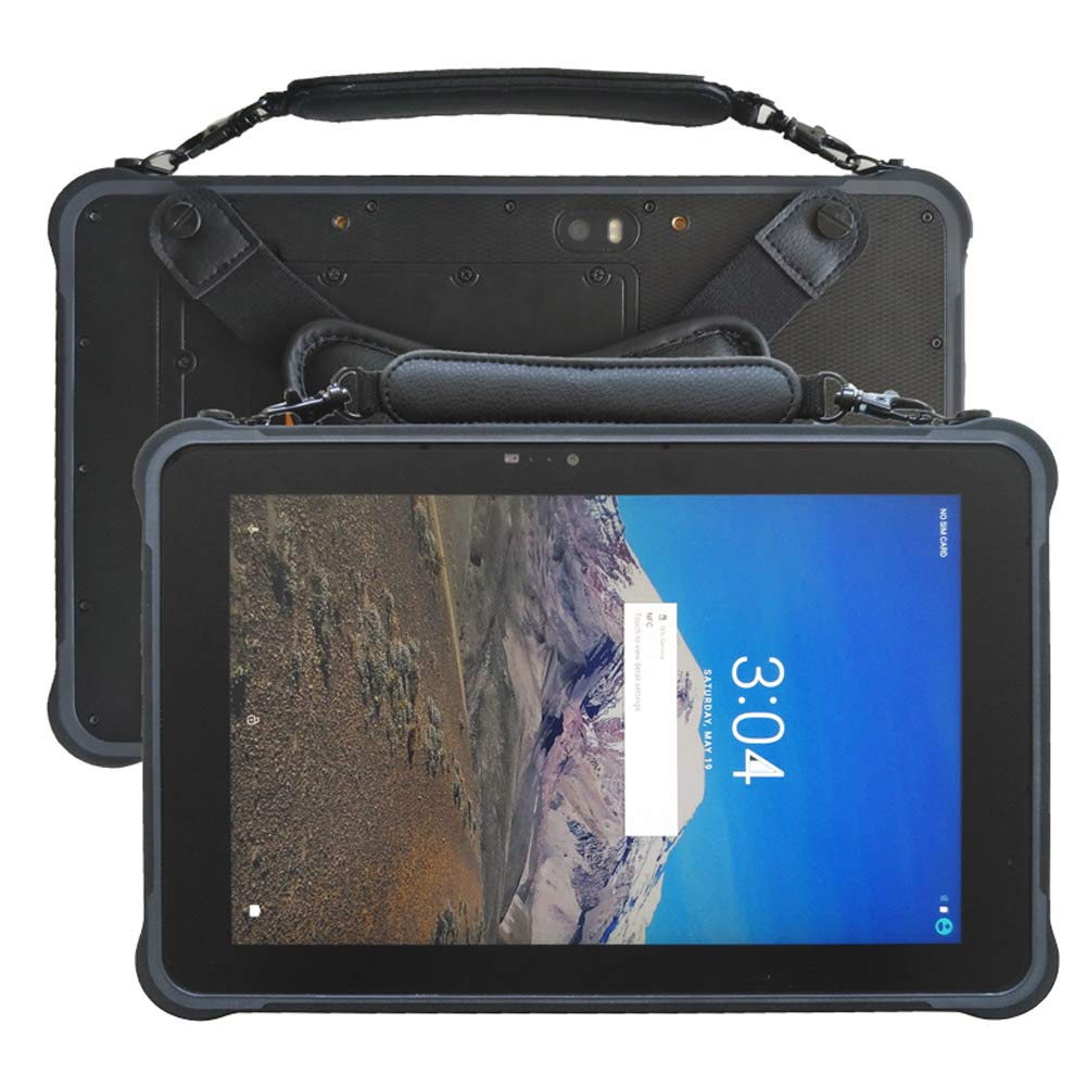 HiDON Rugged Tablet PC 10.1" Android 7.0 Octa core IP65 Waterproof Tablet with NFC 10500mAh Lithium Battery,1*RJ45 Lan ethernet port,1*RS232 port