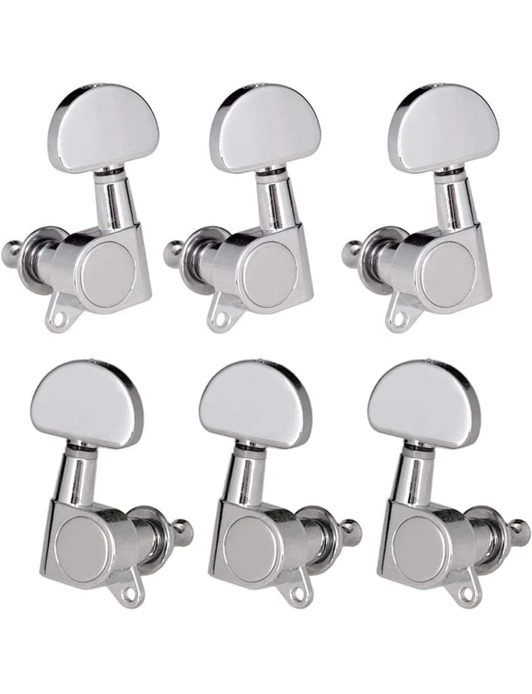Guitar Tuning Keys 3L+3R Guitar Tuner Machine Heads Guitar Pegs for semi-Acoustic and Electric Guitars (die casting)-image-6
