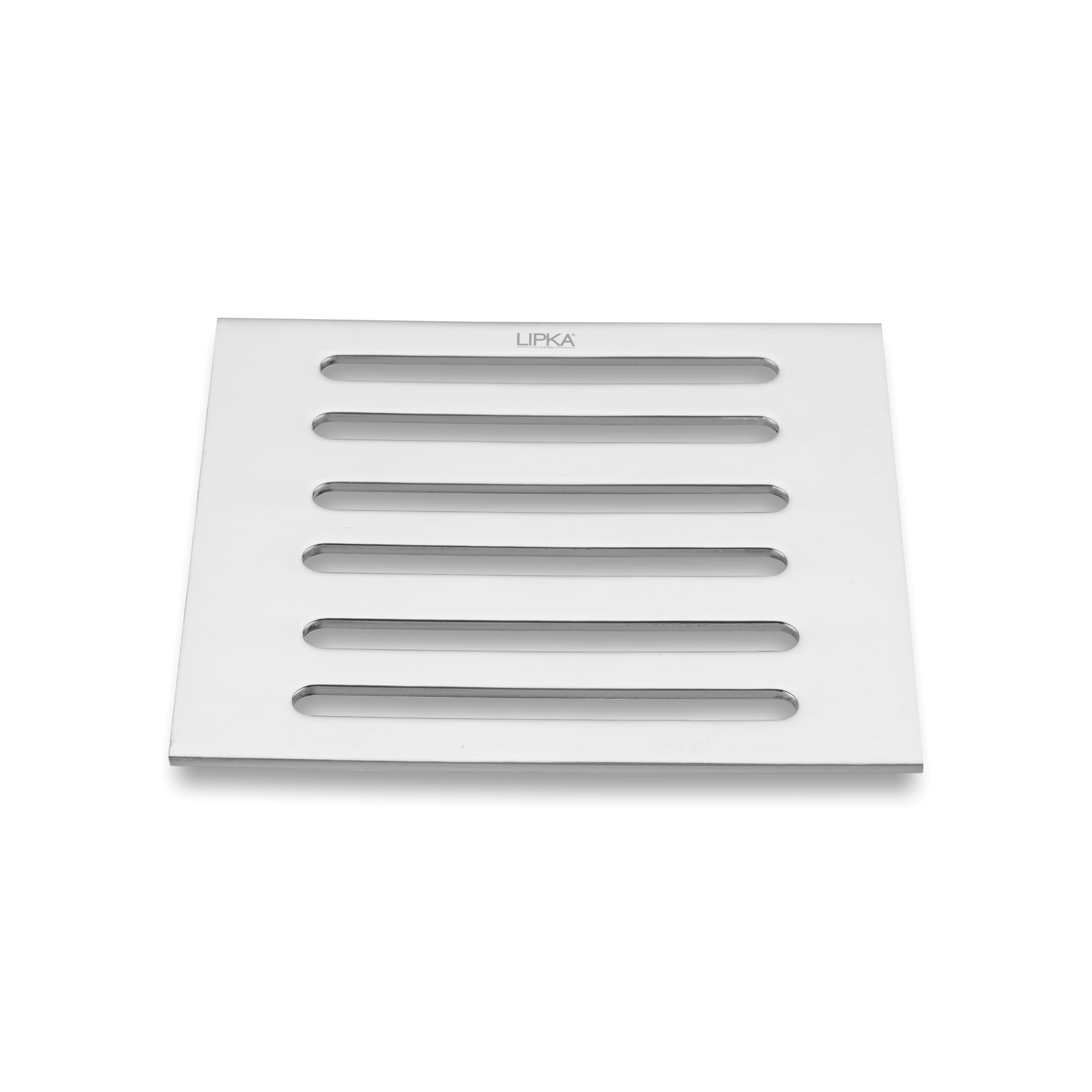 LIPKA Pack of 2 Verticle Grating Floor Drain |Premium Stainless Steel|4 x 4 Inches|Commercial Drain| 4