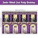 6Pcs Mardi Gras Party Backdrop Decoration,Large Plastic Mardi Gras Dance Photography Background Banner Purple Carnival Wallpapers Table Cloth for Mardi Gras Birthday Party Decorations,54 x 108 inches
